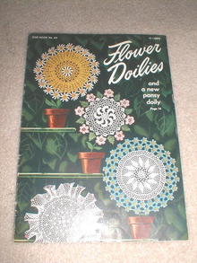 Flower Doilies Crochet Pattern Book - PTB