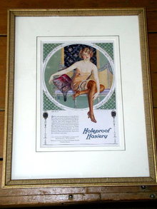 Advertising Pages from the 1920's, Set of 5.