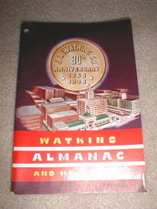 Watkin's 80th Anniversary Almanac and Home Book