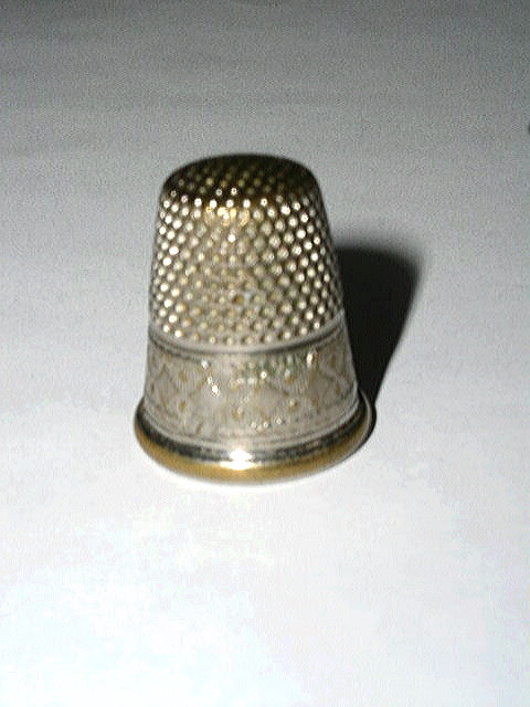 Thimble, Sterling Silver, Germany