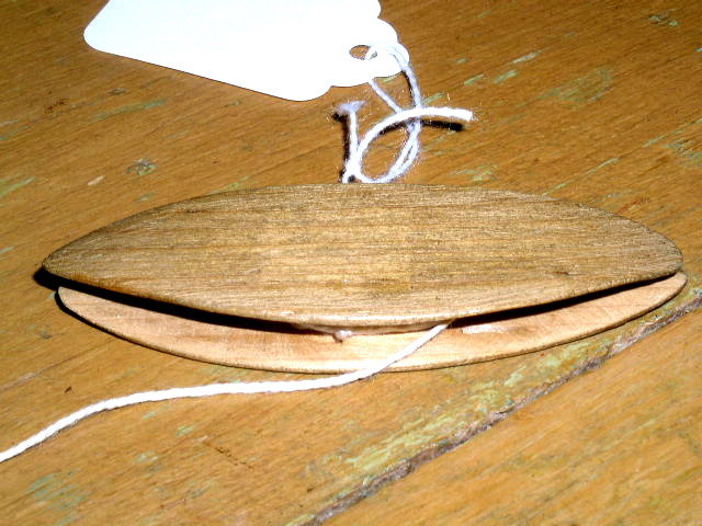 Wooden Tatting Shuttle