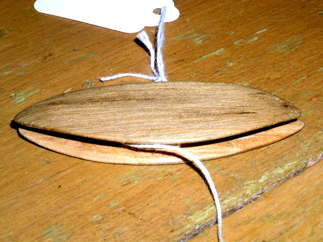Wooden Tatting Shuttle