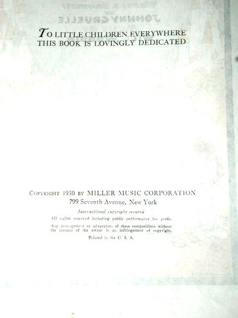 Raggedy Ann's Sunny Songs Book