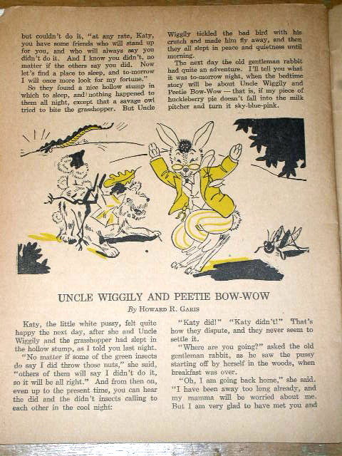 Uncle Wiggily and the Starfish Book