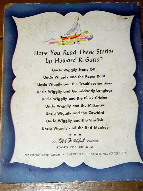 Uncle Wiggily and the Starfish Book