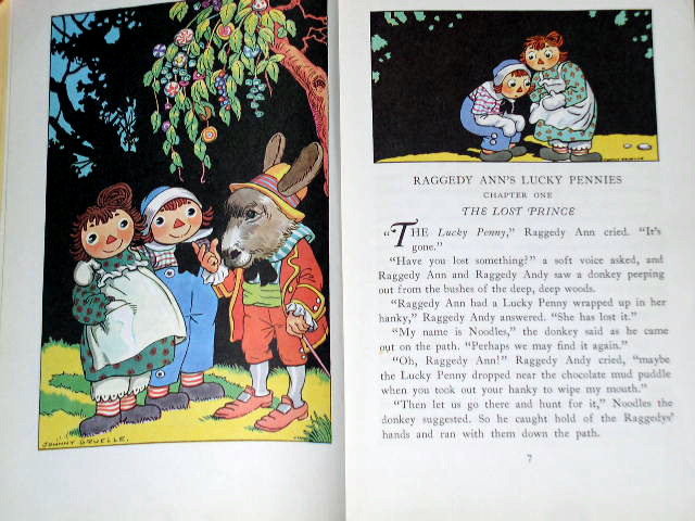 Raggedy Ann's Lucky Pennies Book