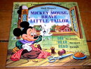 Mickey Mouse, Brave Little Tailor, Book and Child's Record