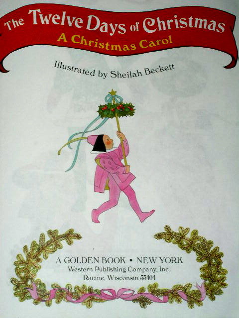 Twelve Days of Christmas, Little Golden Book,