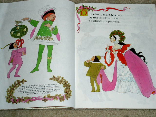 Twelve Days of Christmas, Little Golden Book,