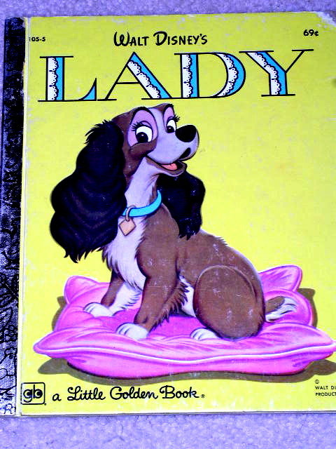 Walt Disney's Lady, Little Golden Book,