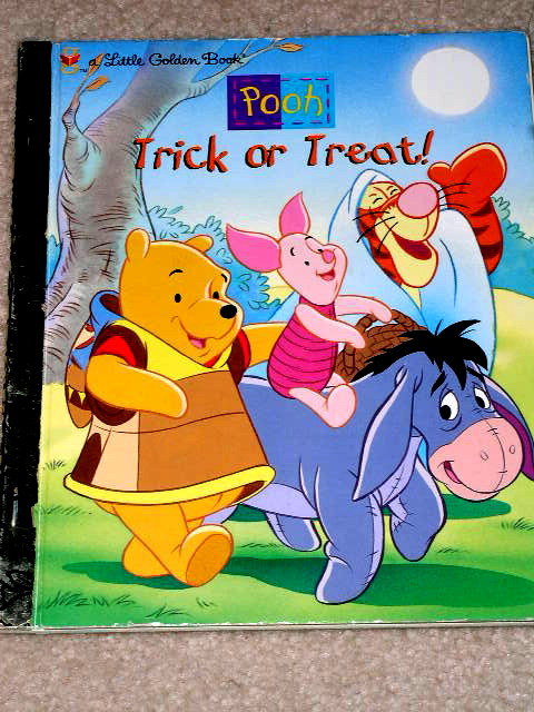 Pooh, Trick or Treat, Little Golden Book,