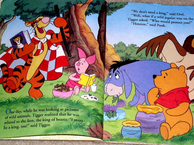Pooh, King of the Beasties, Little Golden Book,