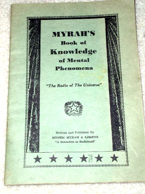 Myrah's Book of Knowledge of Mental Phenomena
