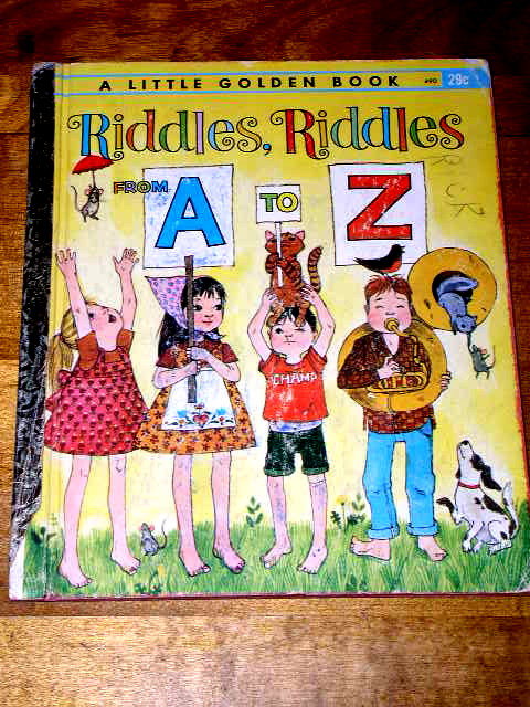 Riddles, Riddles From A to Z, Little Golden Book