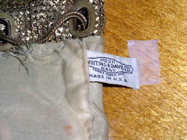 Whiting & Davis Gold Mesh Purse
