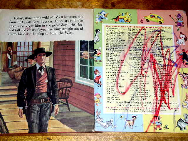 The Life and Legend of Wyatt Earp, Little Golden Book