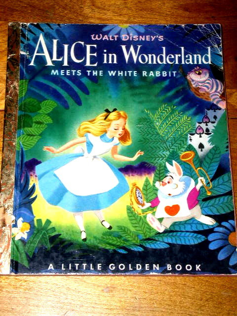 Disney's Alice in Wonderland Meets the White Rabbit, Little Golden Book