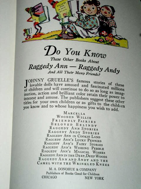 Raggedy Ann's Magical Wishes Book
