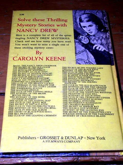 Nancy Drew, Password To Larkspur Lane Book