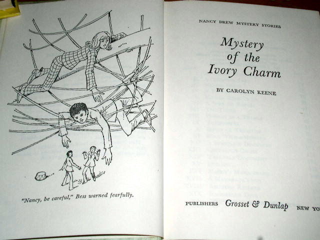 Nancy Drew, The Mystery Of The Ivory Charm Book