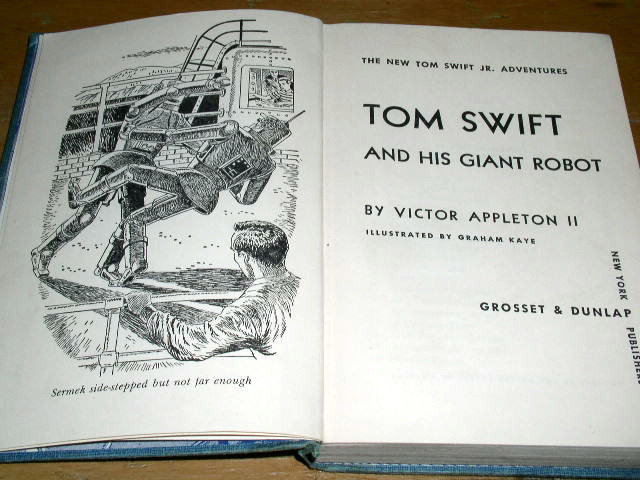 Tom Swift and his Giant Robot, Book