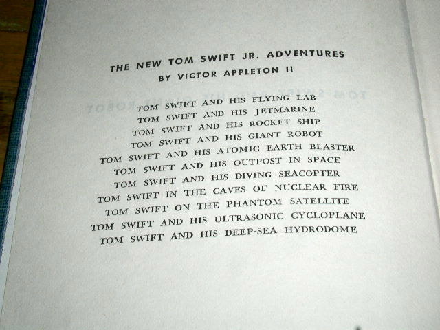 Tom Swift and his Giant Robot, Book