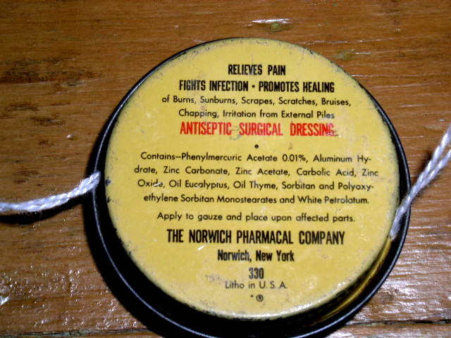 Unguentine Ointment Sample Tin