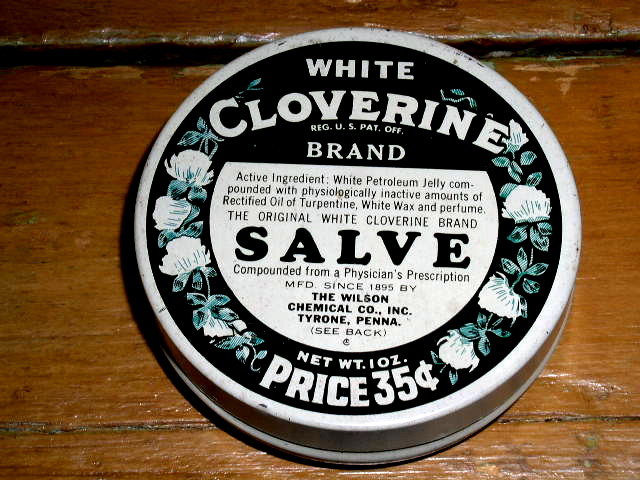 Cloverine Ointment Tin