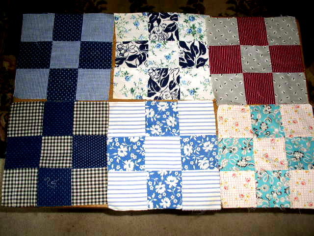 Vintage Quilt Blocks, Nine Patch - QB