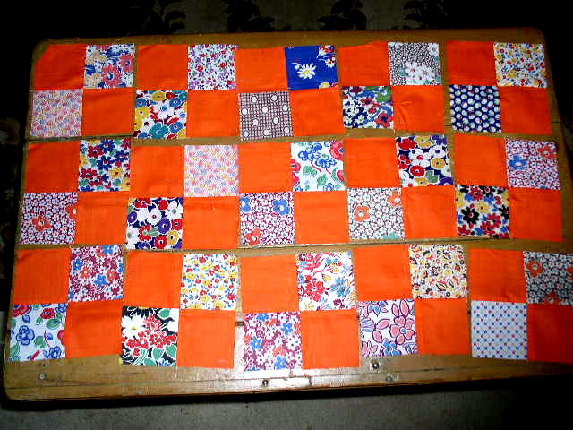 Vintage Quilt Blocks, Four Patch - QB