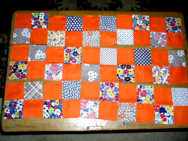 Vintage Quilt Blocks, Four Patch - QB