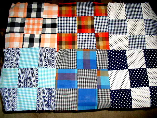 Vintage Quilt Blocks, Nine Patch - QB