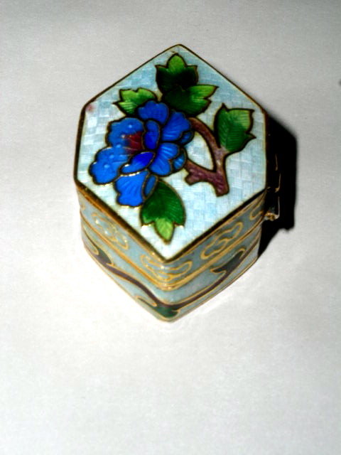 Cloisonne' Pill Box