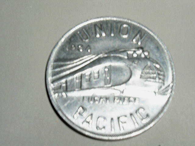 Union Pacific - Alco Aluminim Lucky Piece