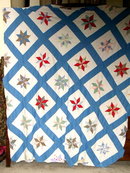Appliqued Star Quilt Top - QTP