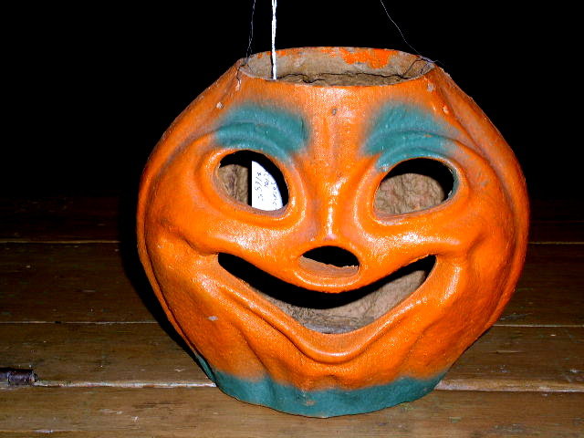 Paper Mache Jack-O-Lantern