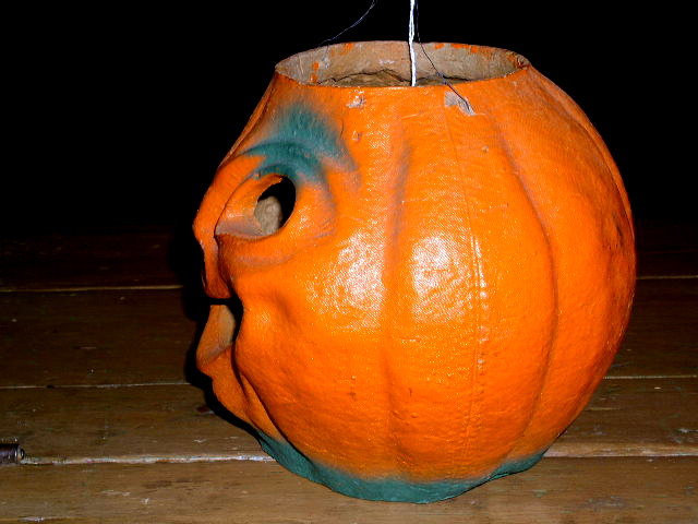 Paper Mache Jack-O-Lantern