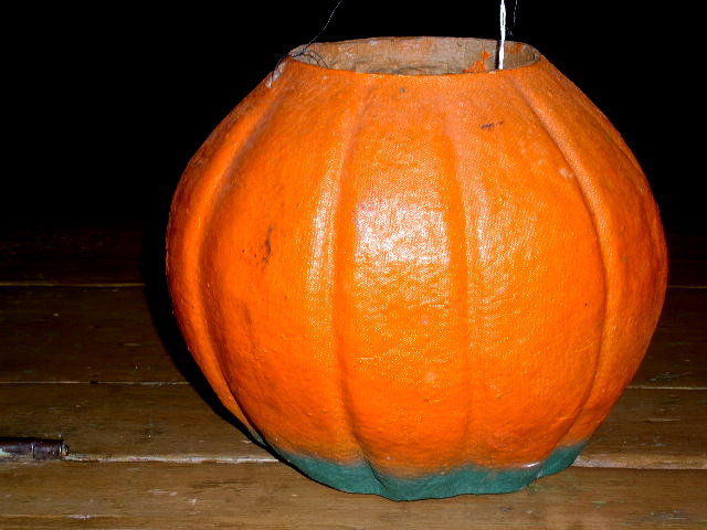 Paper Mache Jack-O-Lantern