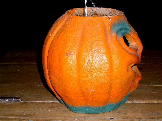 Paper Mache Jack-O-Lantern