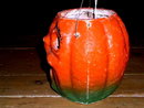 Paper Mache Jack-O-Lantern