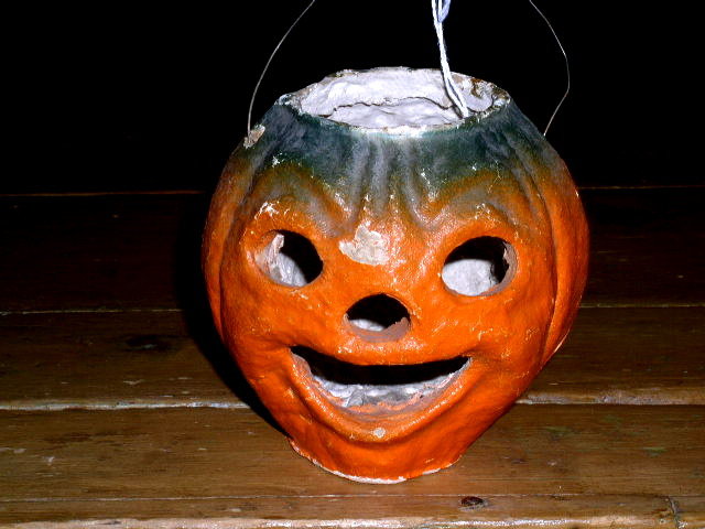 Paper Mache Jack-O-Lantern