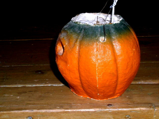Paper Mache Jack-O-Lantern