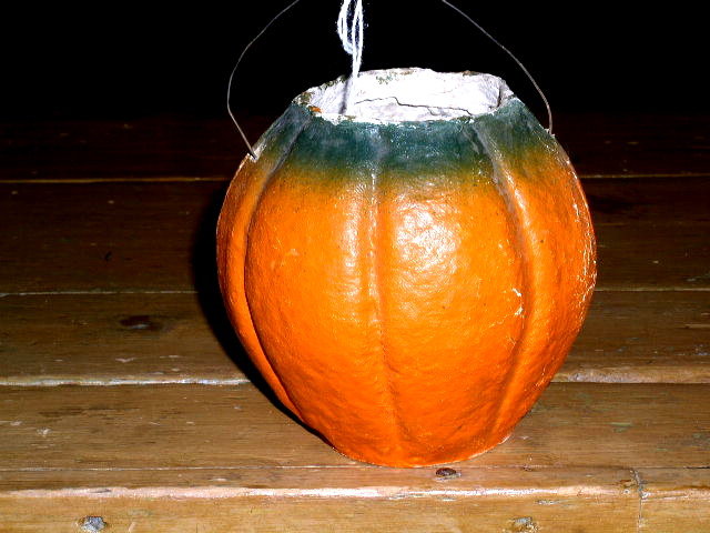 Paper Mache Jack-O-Lantern