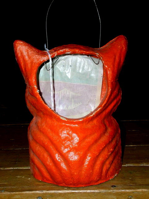 Paper Mache Full Body Cat Candy Container
