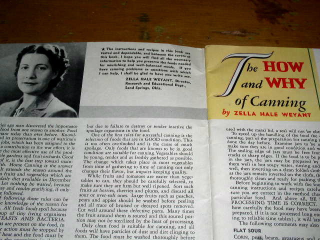 Kerr Home Canning Book - CK