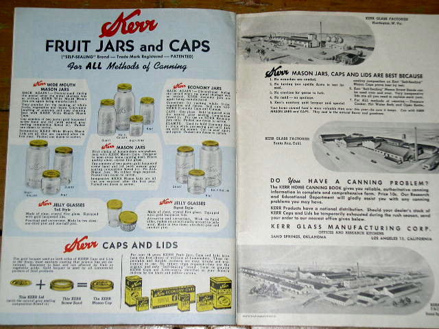 Kerr Home Canning Book - CK