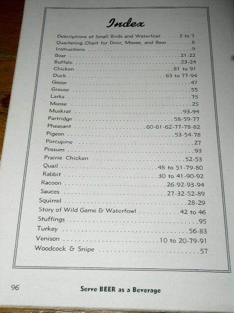 The Sportsman's Way Cook Book - CK