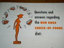 Knox Eat and Reduce Plan Cook Book - CK