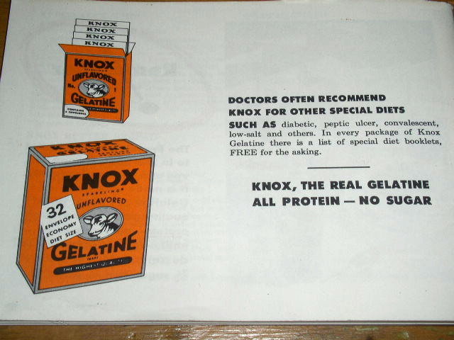 Knox Eat and Reduce Plan Cook Book - CK