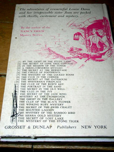 Dana Girls Book, The Clue of the Black Flower